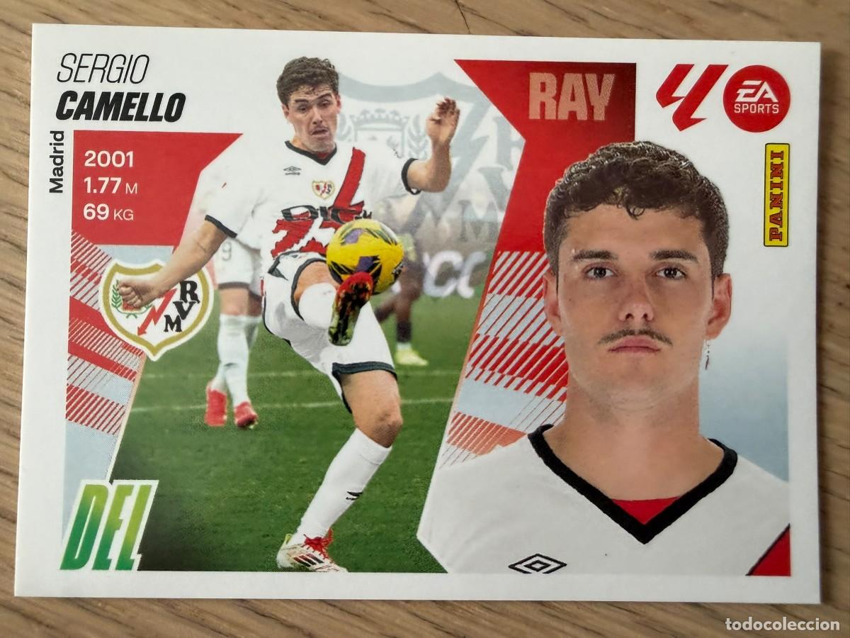 Fu&szlig;ball-Sticker: 17 CAMELLO RAYO VALLECANO 25 26 2025 2026 LIGA EA SPORTS COLECCIONES ESTE SIN PEGAR STICKER