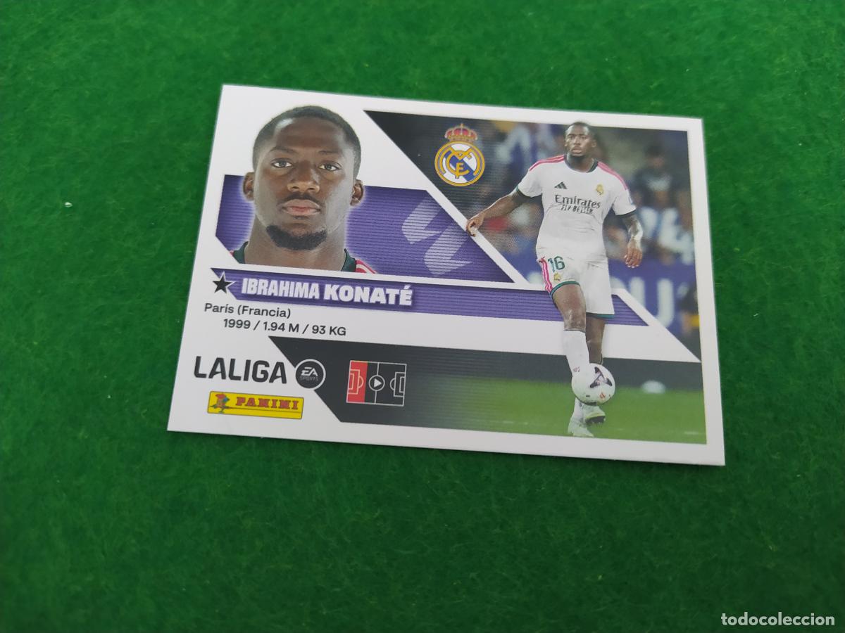 Fu&szlig;ball-Sticker: LIGA ESTE 2026 2027 26 27 NUEVO - 3 EDICION - COLOCA N&ordm; 7 BIS KONATE REAL MADRID