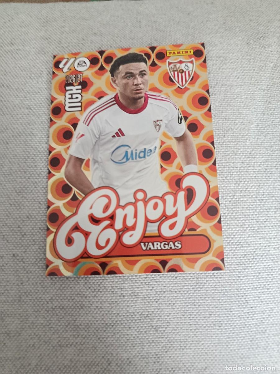 Cartes &agrave; collectionner de Football: Megacracks 26/27. 387- Vargas. Sevilla. Enjoy.