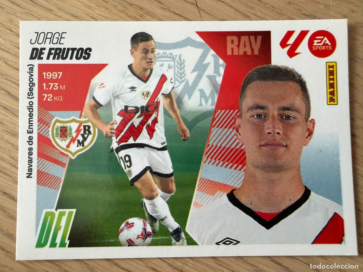 Cartes &agrave; collectionner de Football: 18 DE FRUTOS RAYO VALLECANO 25 26 2025 2026 LIGA EA SPORTS COLECCIONES ESTE SIN PEGAR STICKER
