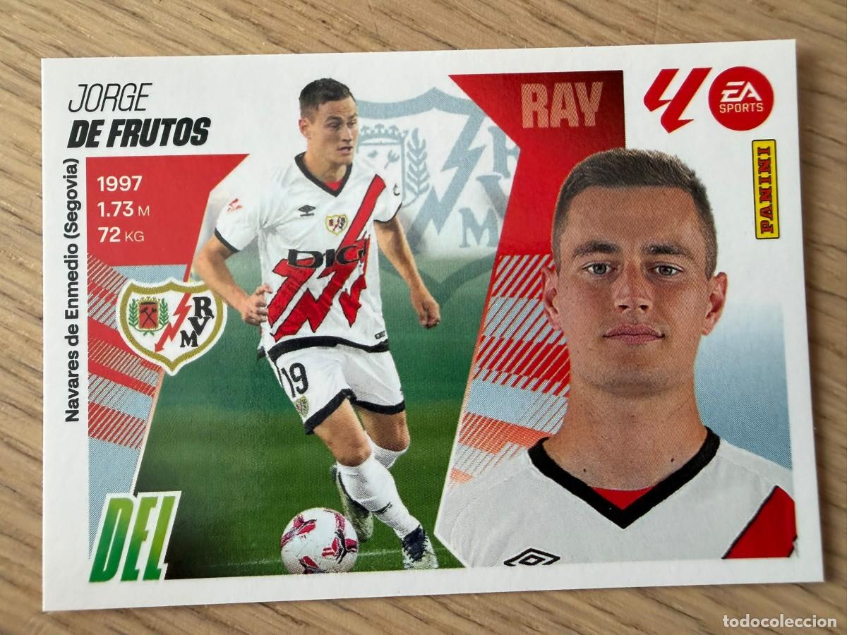 Cartes &agrave; collectionner de Football: 18 DE FRUTOS RAYO VALLECANO 25 26 2025 2026 LIGA EA SPORTS COLECCIONES ESTE SIN PEGAR STICKER