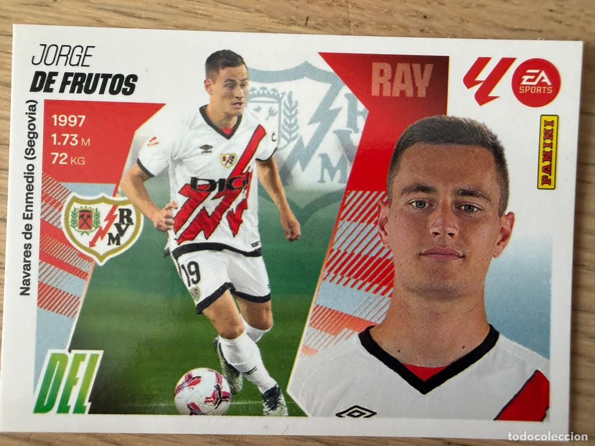 Cartes &agrave; collectionner de Football: 18 DE FRUTOS RAYO VALLECANO 25 26 2025 2026 LIGA EA SPORTS COLECCIONES ESTE SIN PEGAR STICKER