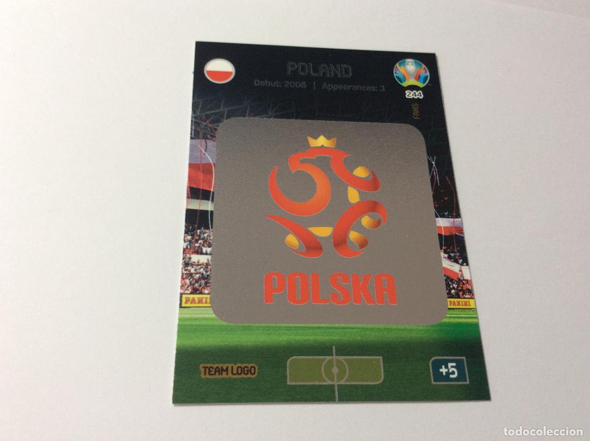 Football Stickers: 244 Escudo Polonia UEFA Euro 2020 Preview Adrenalyn XL Panini