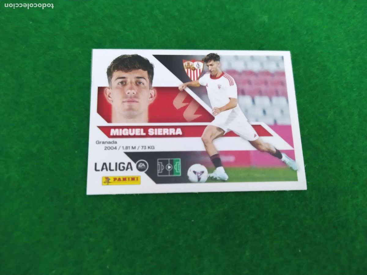 Cromos de f&uacute;tbol: LIGA ESTE 2026 2027 26 27 NUEVO - 3 EDICION - COLOCA N&ordm; 19 BIS MIGUEL SIERRA SEVILLA FC