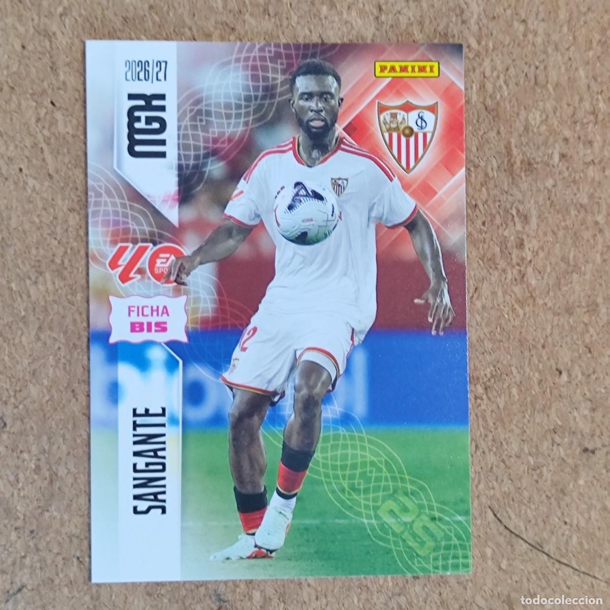 Cromos de f&uacute;tbol: MEGACRACKS 2&ordf; EDICION 26/27 CARD FICHA BIS SANGANTE SEVILLA # 336BIS PANINI
