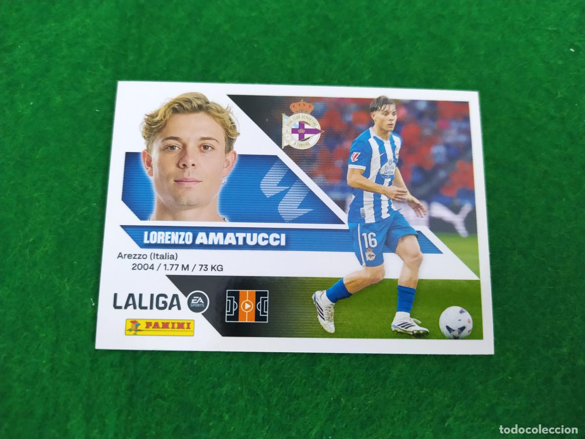Cromos de f&uacute;tbol: LIGA ESTE 2026 2027 26 27 NUEVO - 3 EDICION - FICHAJE N&ordm; 22 AMATUCCI DEPORTIVO A CORU&Ntilde;A