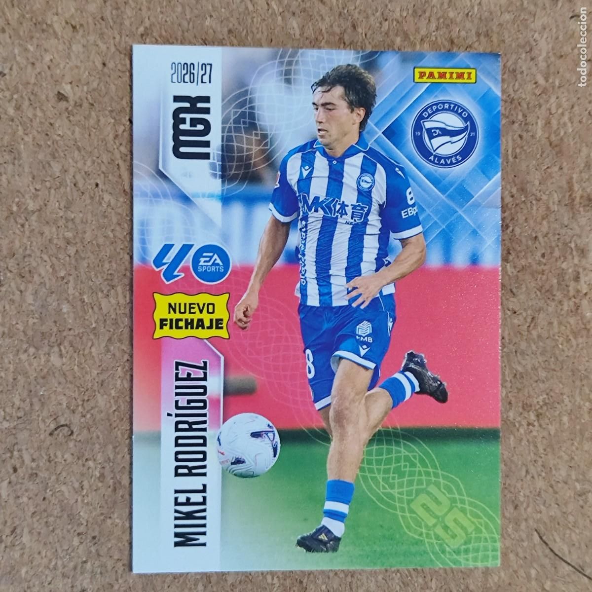 Fu&szlig;ball-Sticker: MEGACRACKS 2&ordf; EDICION 26/27 CARD NUEVO FICHAJE MIKEL RODRIGUEZ ALAVES # 456 PANINI