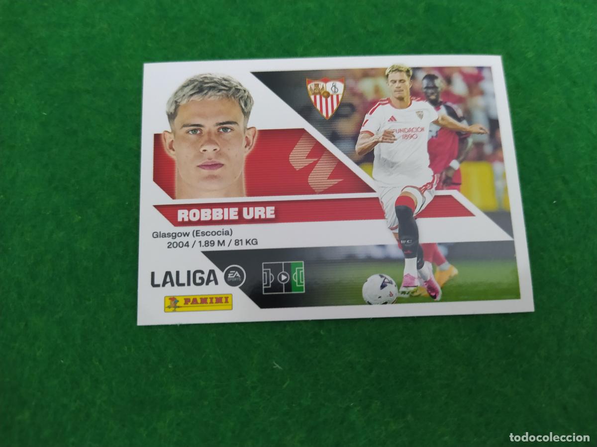 Cromos de f&uacute;tbol: LIGA ESTE 2026 2027 26 27 NUEVO - 3 EDICION - FICHAJE N&ordm; 25 ROBBIE URE SEVILLA FC
