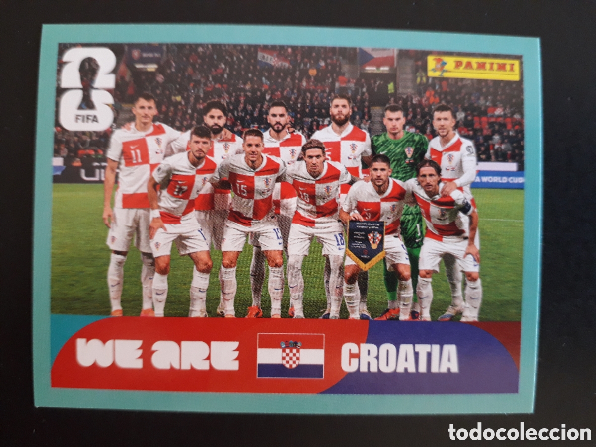 Cromos de f&uacute;tbol: EQUIPO CROACIA CRO 13 MUNDIAL F&Uacute;TBOL 2026 FIFA WORLD CUP PANINI SIN PEGAR PEDIDO M&Iacute;NIMO 3&euro;