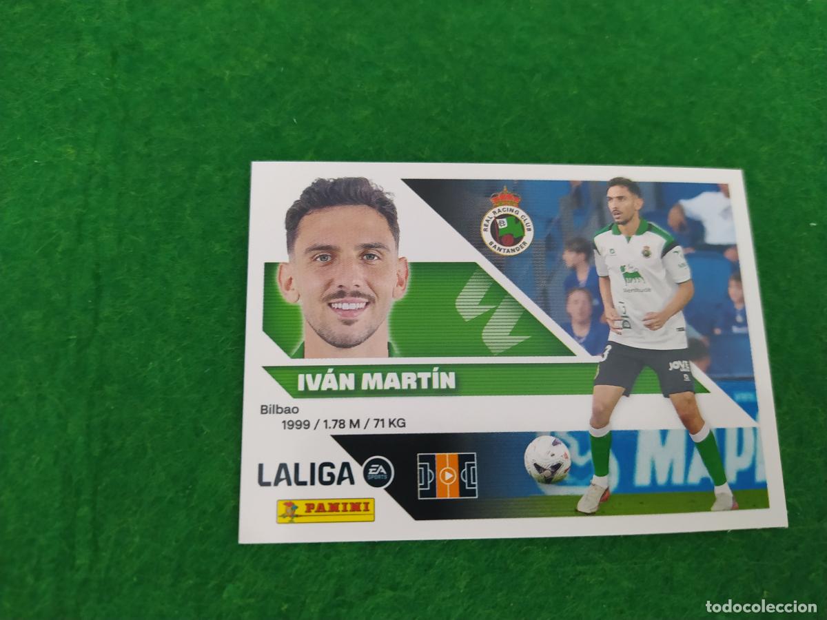 Fu&szlig;ball-Sticker: LIGA ESTE 2026 2027 26 27 NUEVO - 3 EDICION - FICHAJE N&ordm; 34 IVAN MARTIN RACING DE SANTANDER