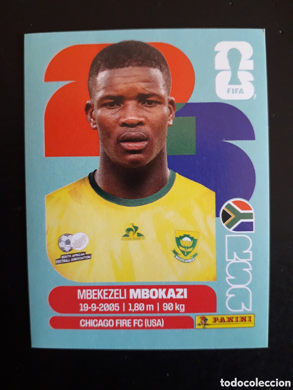 Football Stickers: MBOKAZI SUD&Aacute;FRICA RSA 6 MUNDIAL F&Uacute;TBOL 2026 FIFA WORLD CUP PANINI SIN PEGAR PEDIDO M&Iacute;NIMO 3&euro;