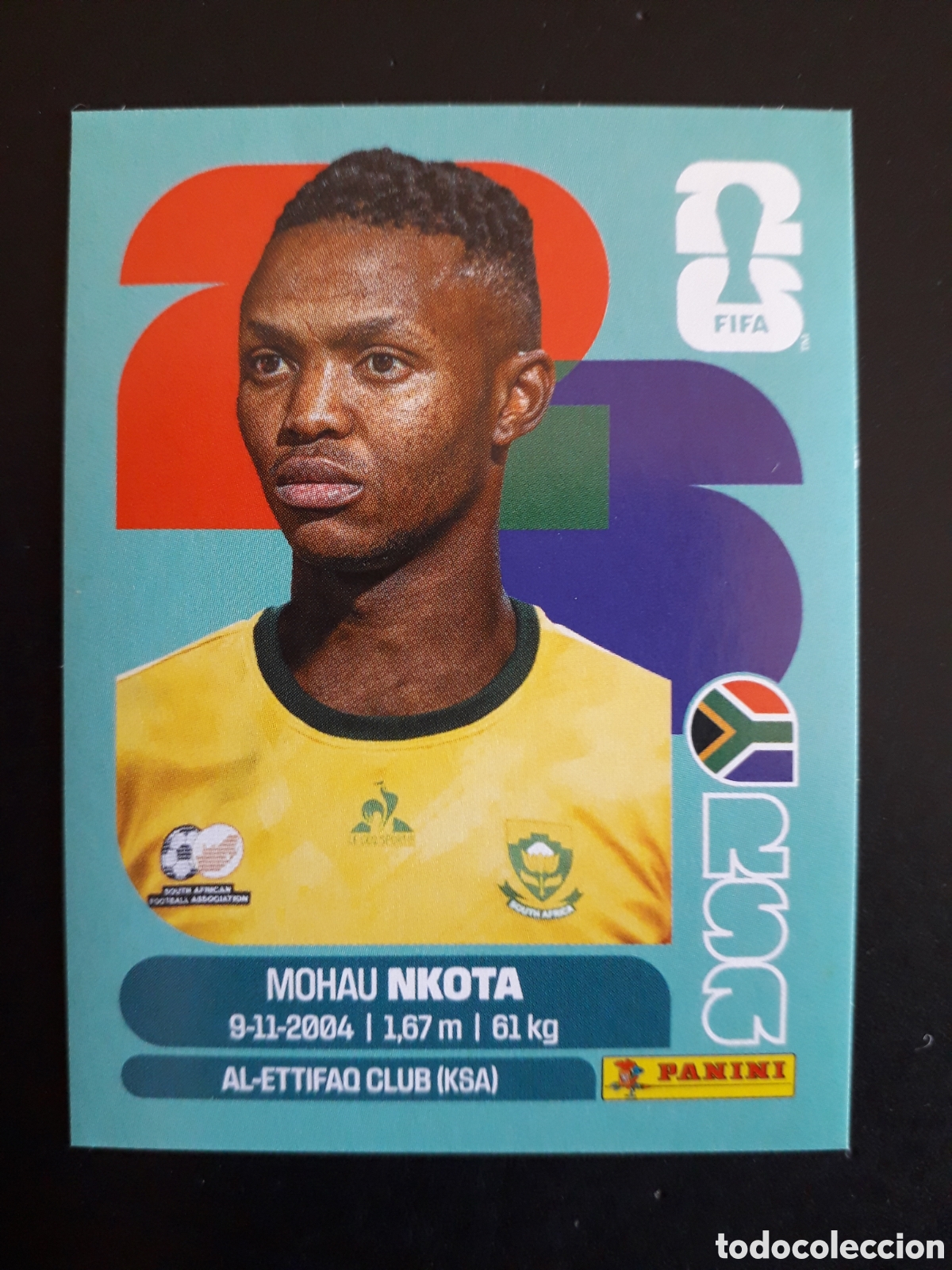 Football Stickers: NKOTA SUD&Aacute;FRICA RSA 19 MUNDIAL F&Uacute;TBOL 2026 FIFA WORLD CUP PANINI SIN PEGAR PEDIDO M&Iacute;NIMO 3&euro;