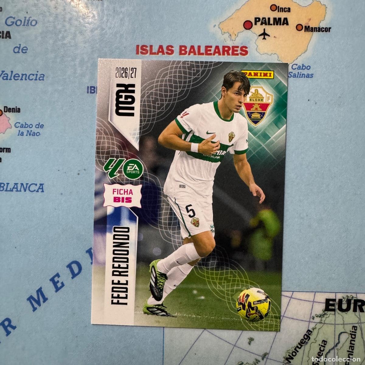 Cromos de f&uacute;tbol: Fede Redondo N&uacute;mero 152 Bis del Elche megacracks 26-27 2026-2027