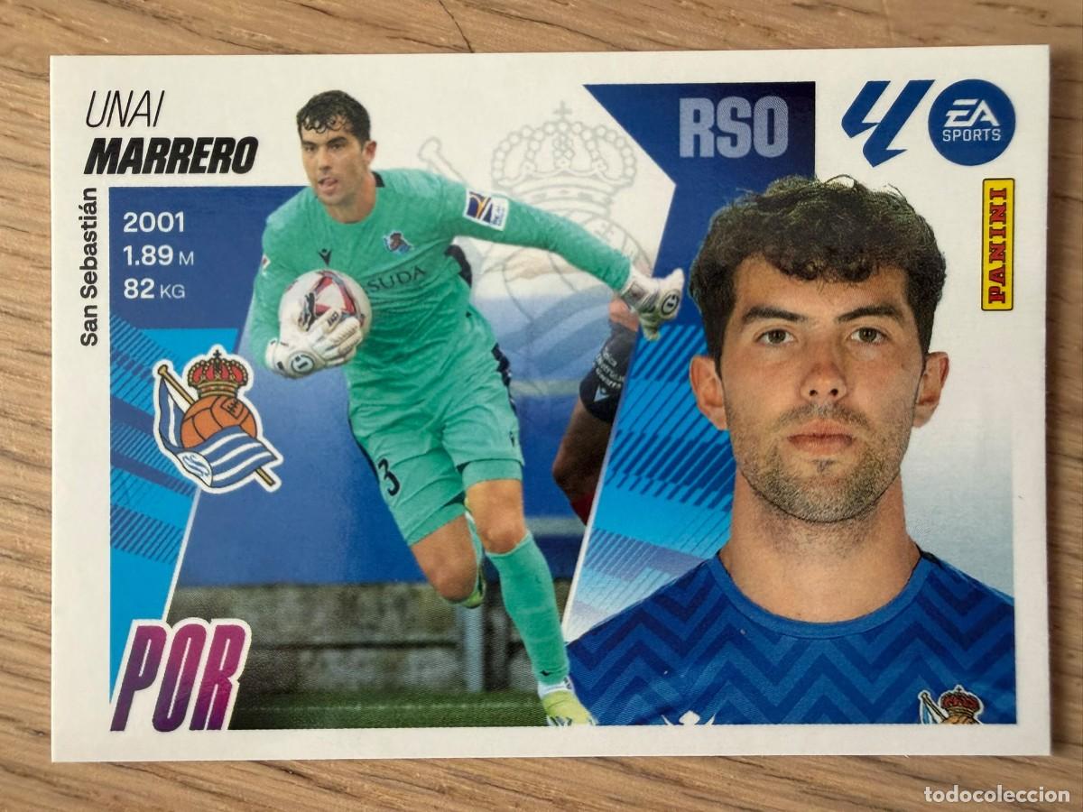 Cromos de f&uacute;tbol: 4 MARRERO REAL SOCIEDAD 25 26 2025 2026 LIGA EA SPORTS COLECCIONES ESTE SIN PEGAR STICKER