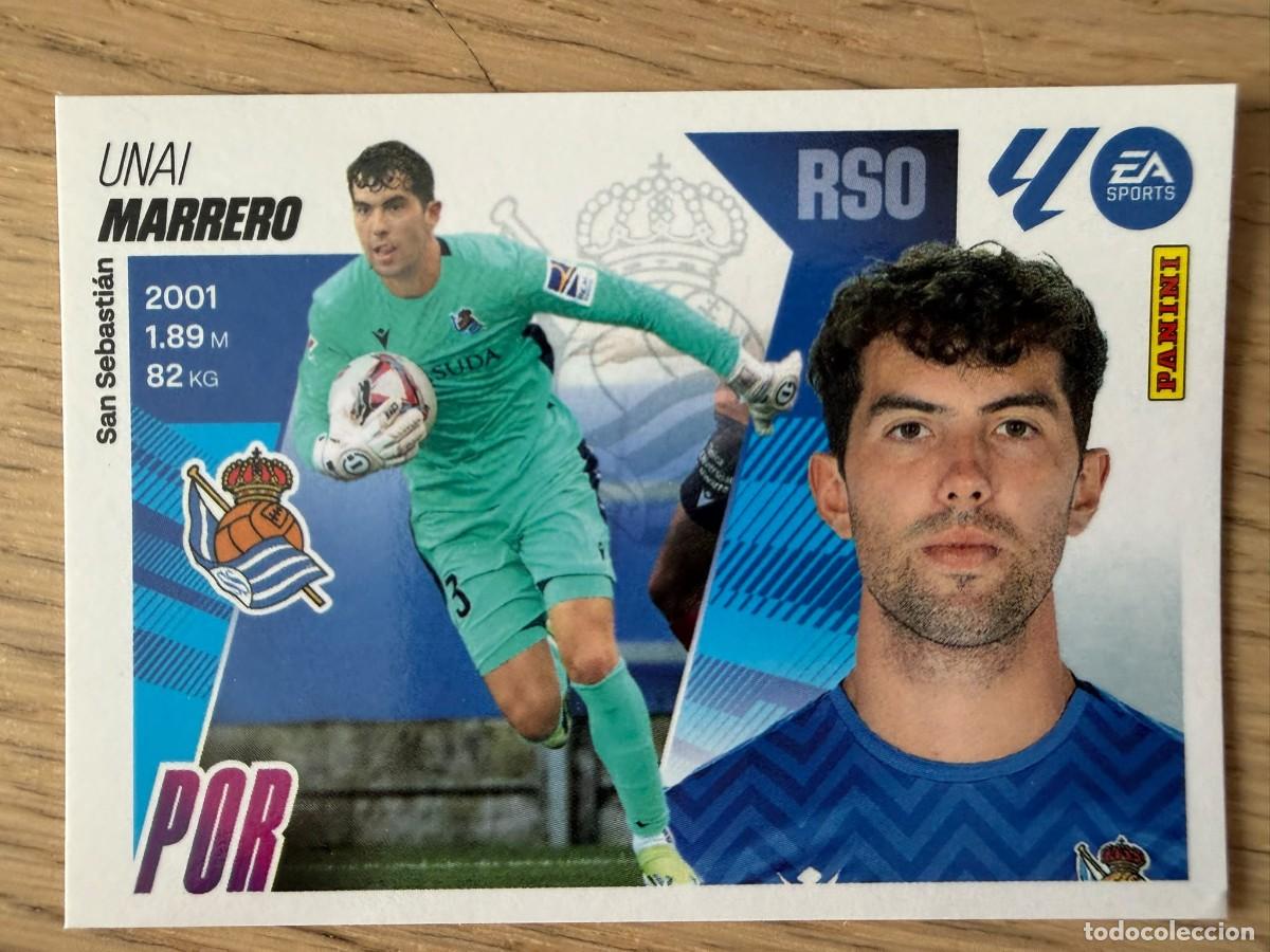 Cromos de f&uacute;tbol: 4 MARRERO REAL SOCIEDAD 25 26 2025 2026 LIGA EA SPORTS COLECCIONES ESTE SIN PEGAR STICKER