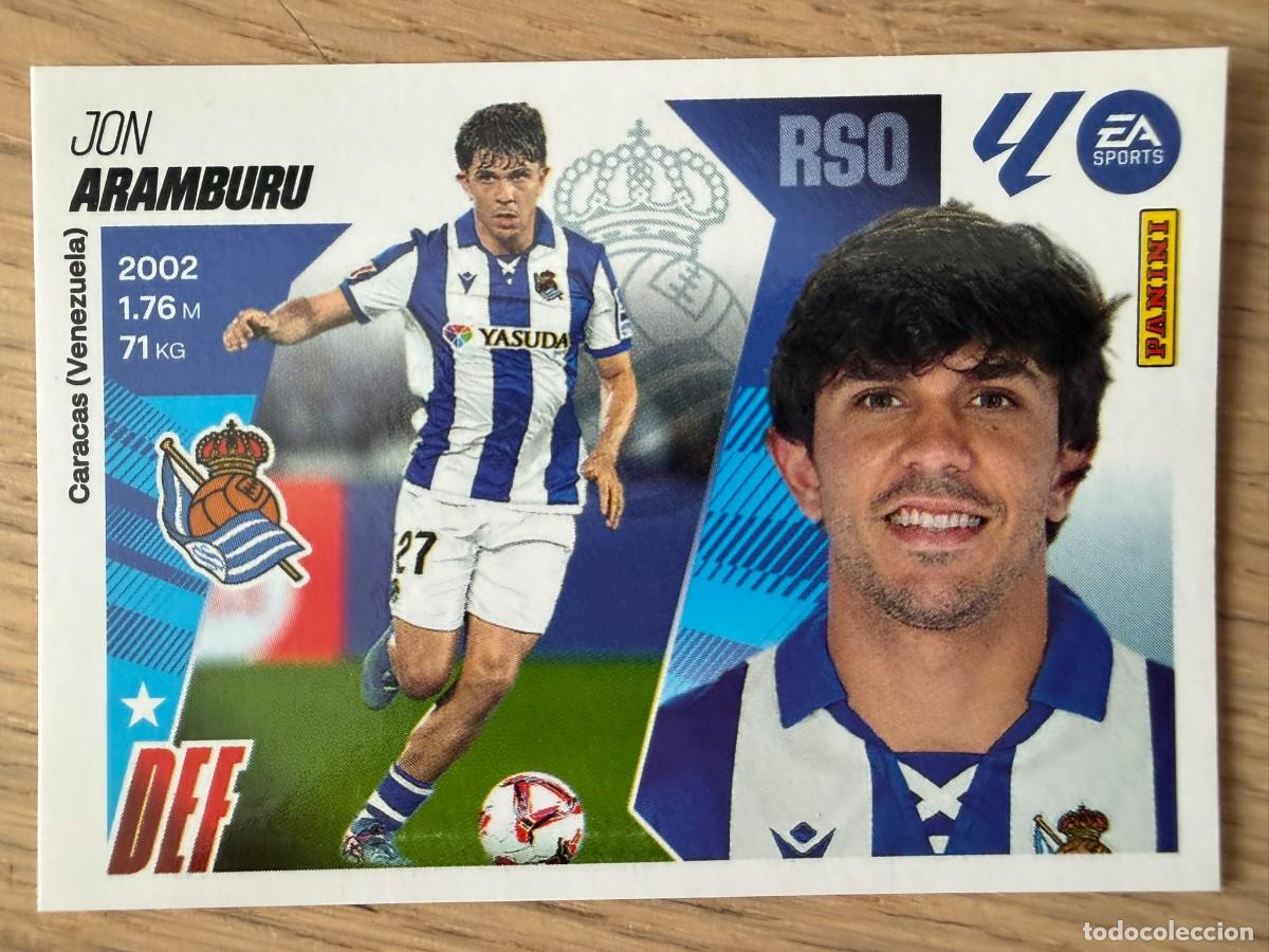 Cromos de f&uacute;tbol: 5A 5 A ARAMBURU REAL SOCIEDAD 25 26 2025 2026 LIGA EA SPORTS COLECCIONES ESTE SIN PEGAR STICKER