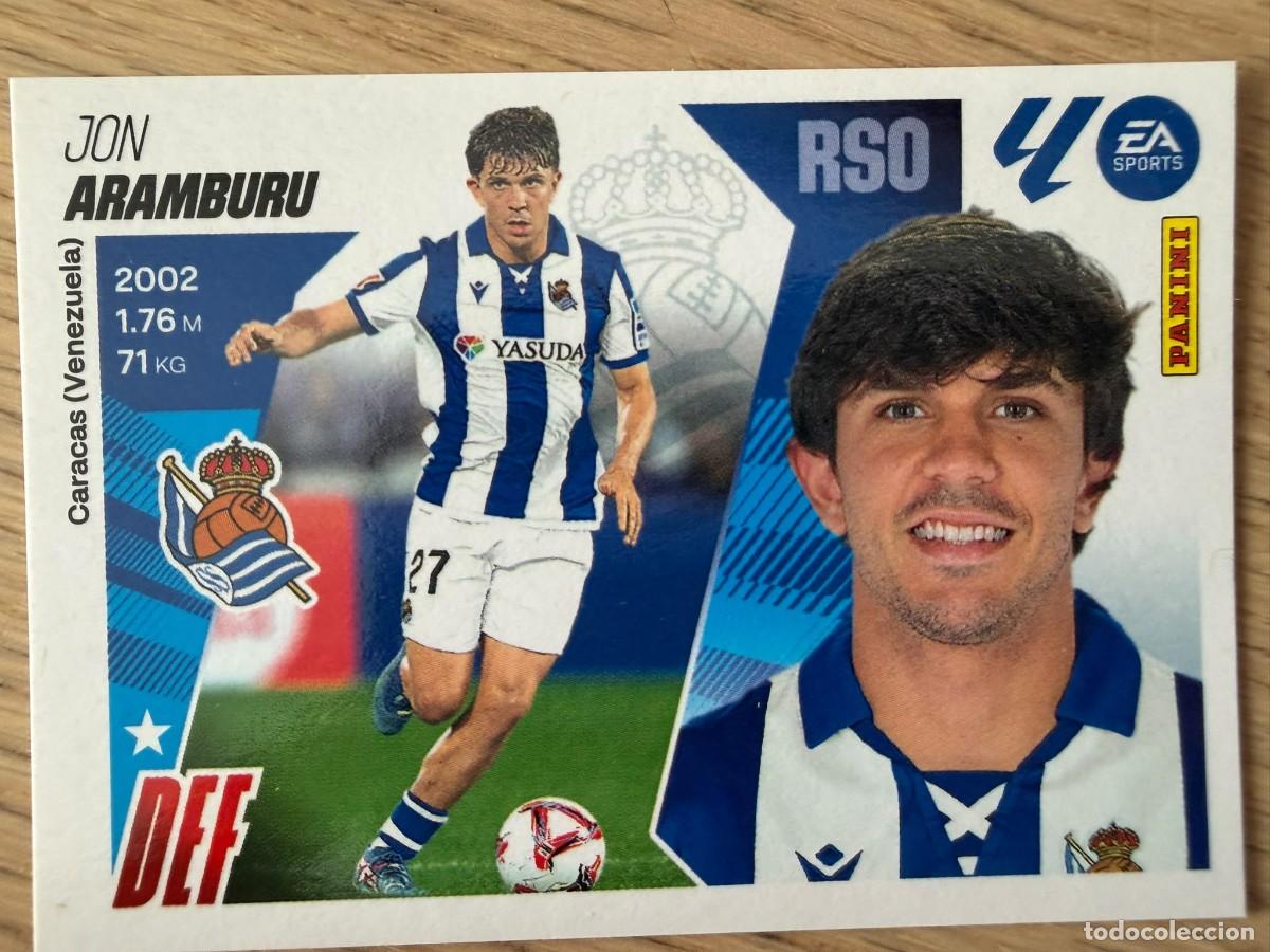 Cromos de f&uacute;tbol: 5A 5 A ARAMBURU REAL SOCIEDAD 25 26 2025 2026 LIGA EA SPORTS COLECCIONES ESTE SIN PEGAR STICKER