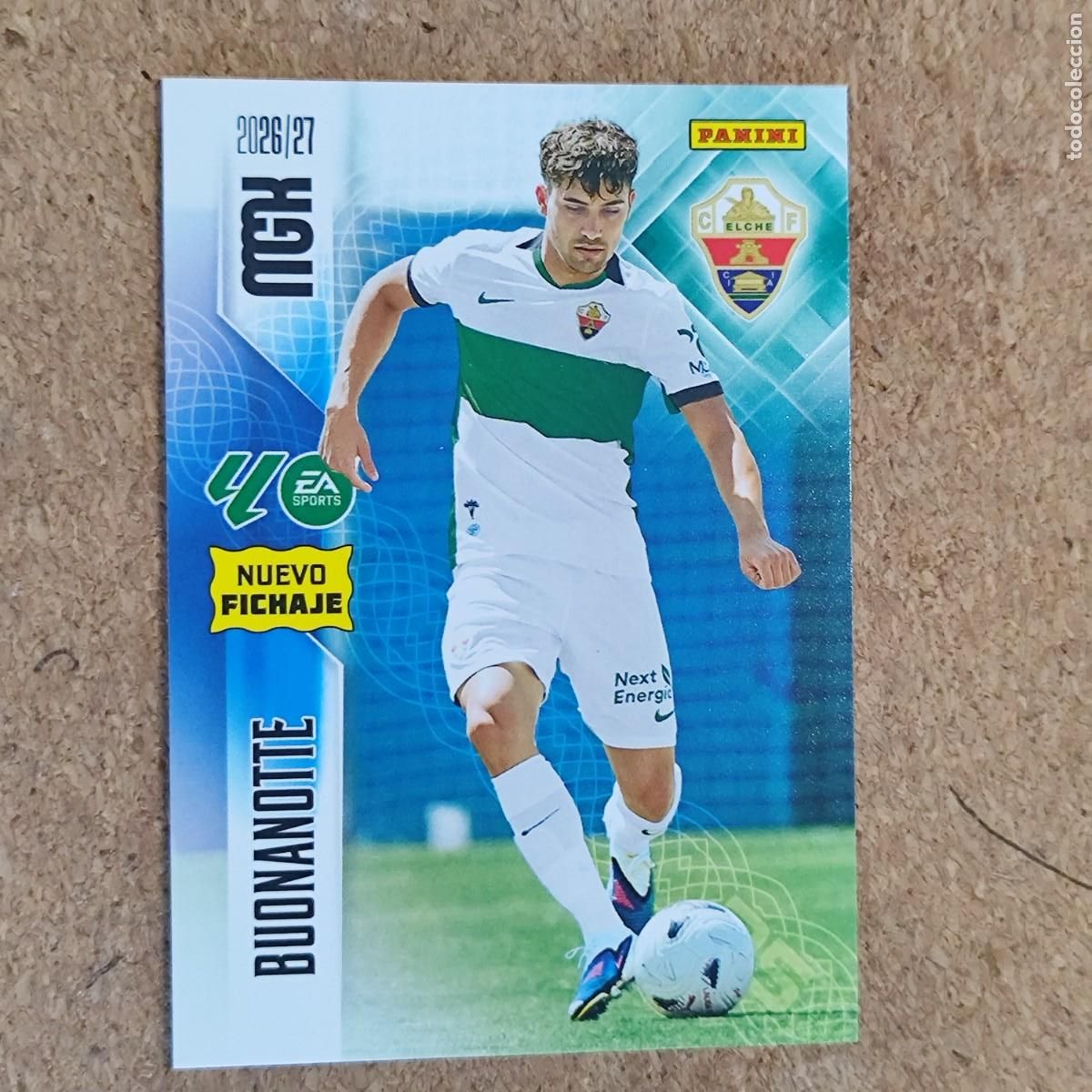 Cromos de Futebol: MEGACRACKS 2&ordf; EDICION 26/27 CARD NUEVO FICHAJE BUONANOTTE ELCHE # 480 PANINI