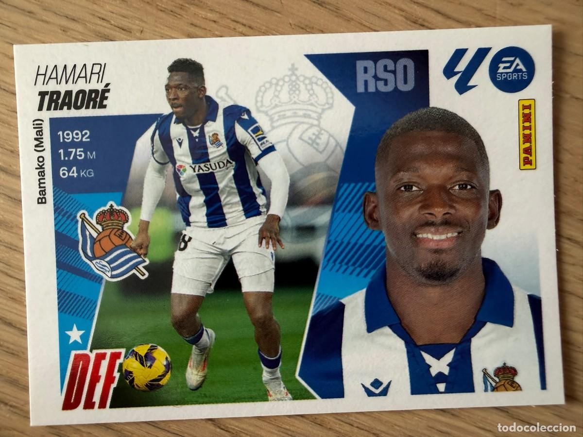 Cromos de f&uacute;tbol: 5B 5 B TRAORE REAL SOCIEDAD 25 26 2025 2026 LIGA EA SPORTS COLECCIONES ESTE SIN PEGAR STICKER