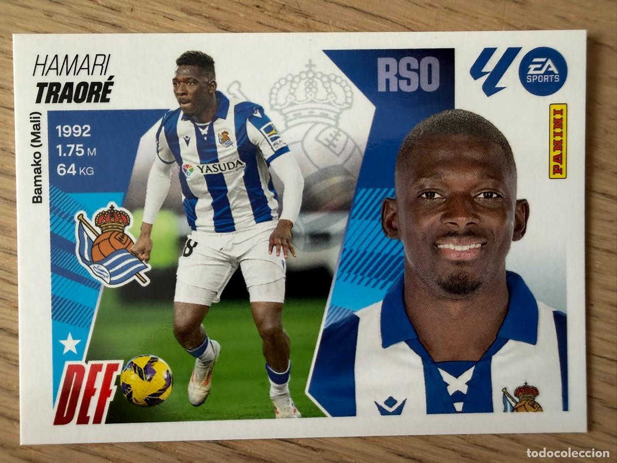 Cromos de f&uacute;tbol: 5B 5 B TRAORE REAL SOCIEDAD 25 26 2025 2026 LIGA EA SPORTS COLECCIONES ESTE SIN PEGAR STICKER