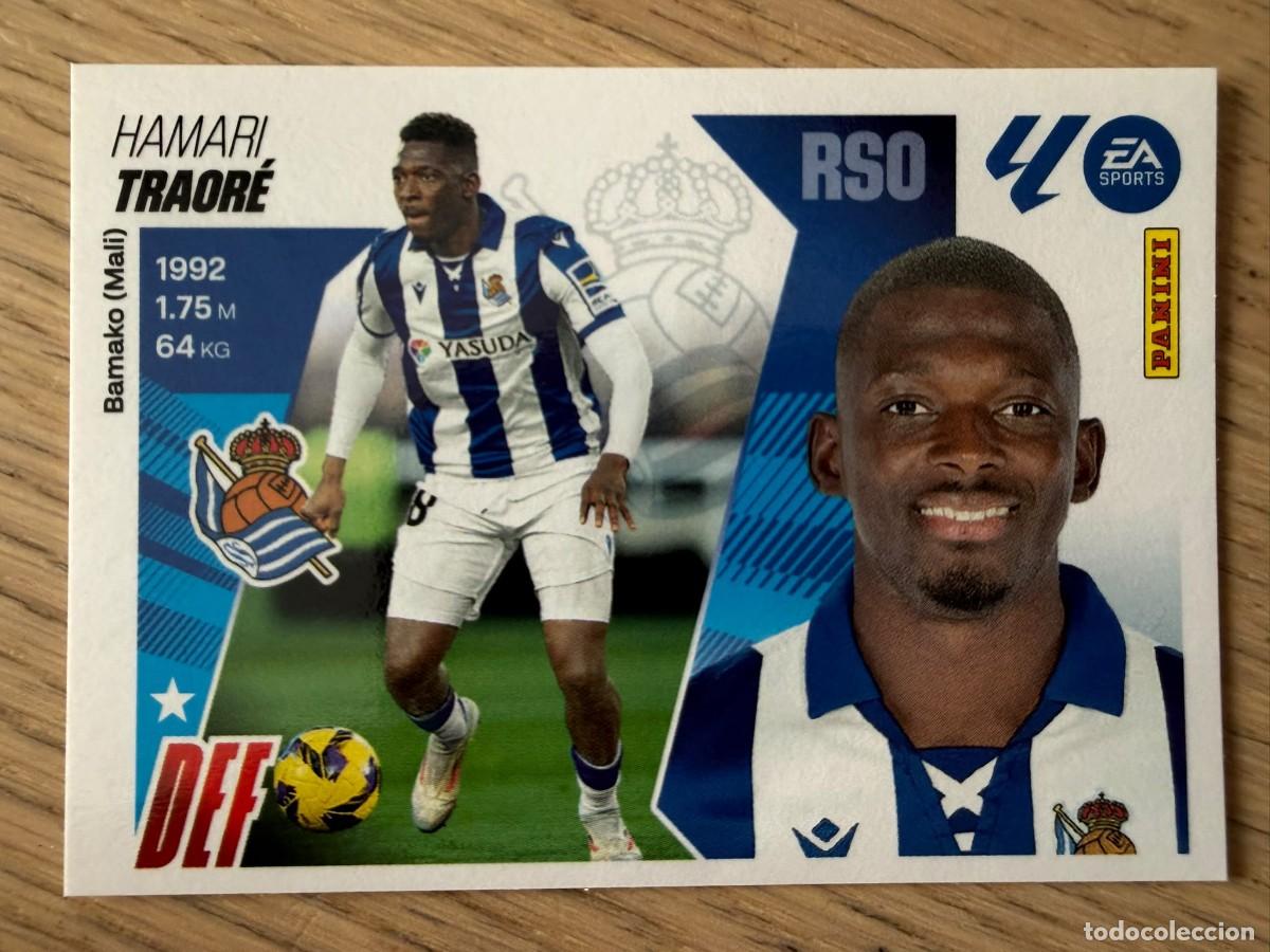 Cromos de f&uacute;tbol: 5B 5 B TRAORE REAL SOCIEDAD 25 26 2025 2026 LIGA EA SPORTS COLECCIONES ESTE SIN PEGAR STICKER