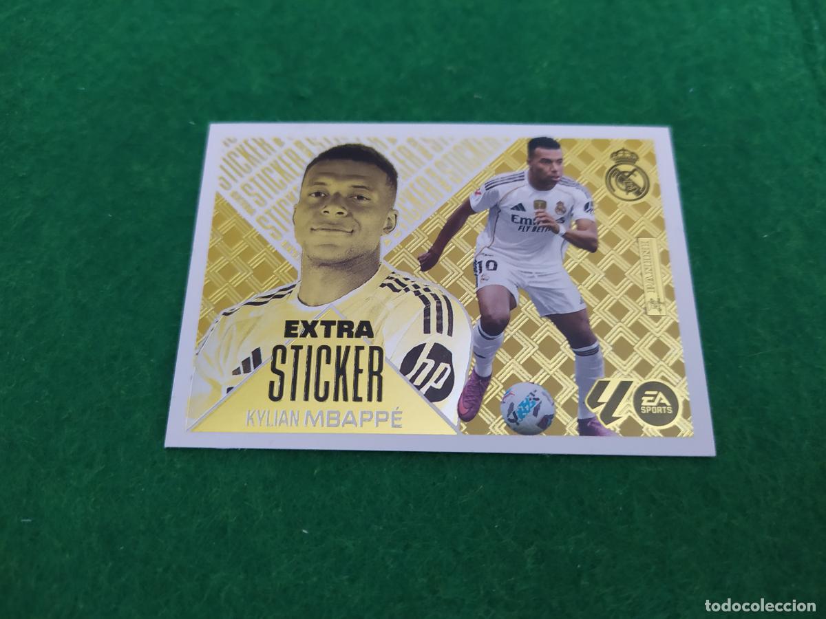 Cromos de f&uacute;tbol: LIGA ESTE 2026 2027 26 27 NUEVO - EXTRA STICKER ORO MBAPPE REAL MADRID