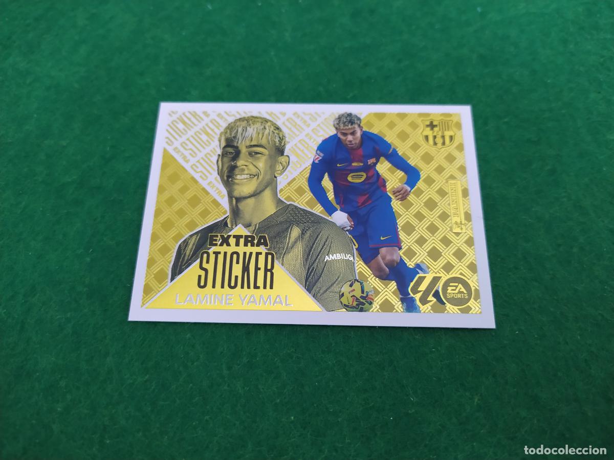 Cromos de f&uacute;tbol: LIGA ESTE 2026 2027 26 27 NUEVO - EXTRA STICKER ORO LAMINE YAMAL FC BARCELONA