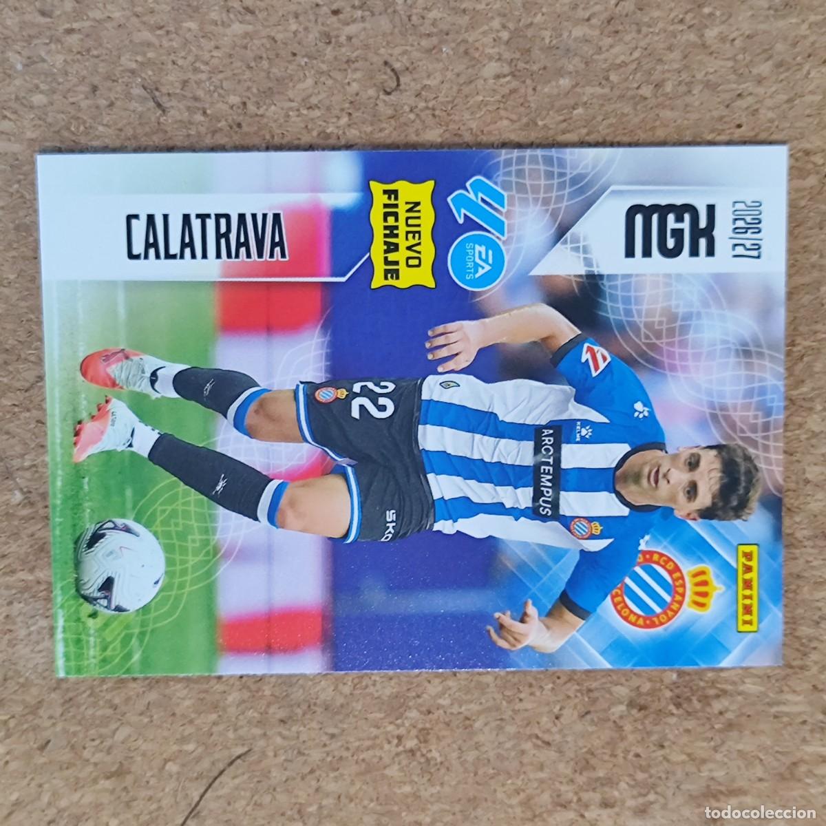 Cromos de f&uacute;tbol: MEGACRACKS 2&ordf; EDICION 26/27 CARD NUEVO FICHAJE CALATRAVA ESPA&Ntilde;OL # 454 PANINI
