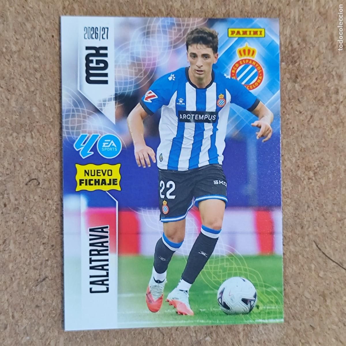 Cromos de Futebol: MEGACRACKS 2&ordf; EDICION 26/27 CARD NUEVO FICHAJE CALATRAVA ESPA&Ntilde;OL # 454 PANINI