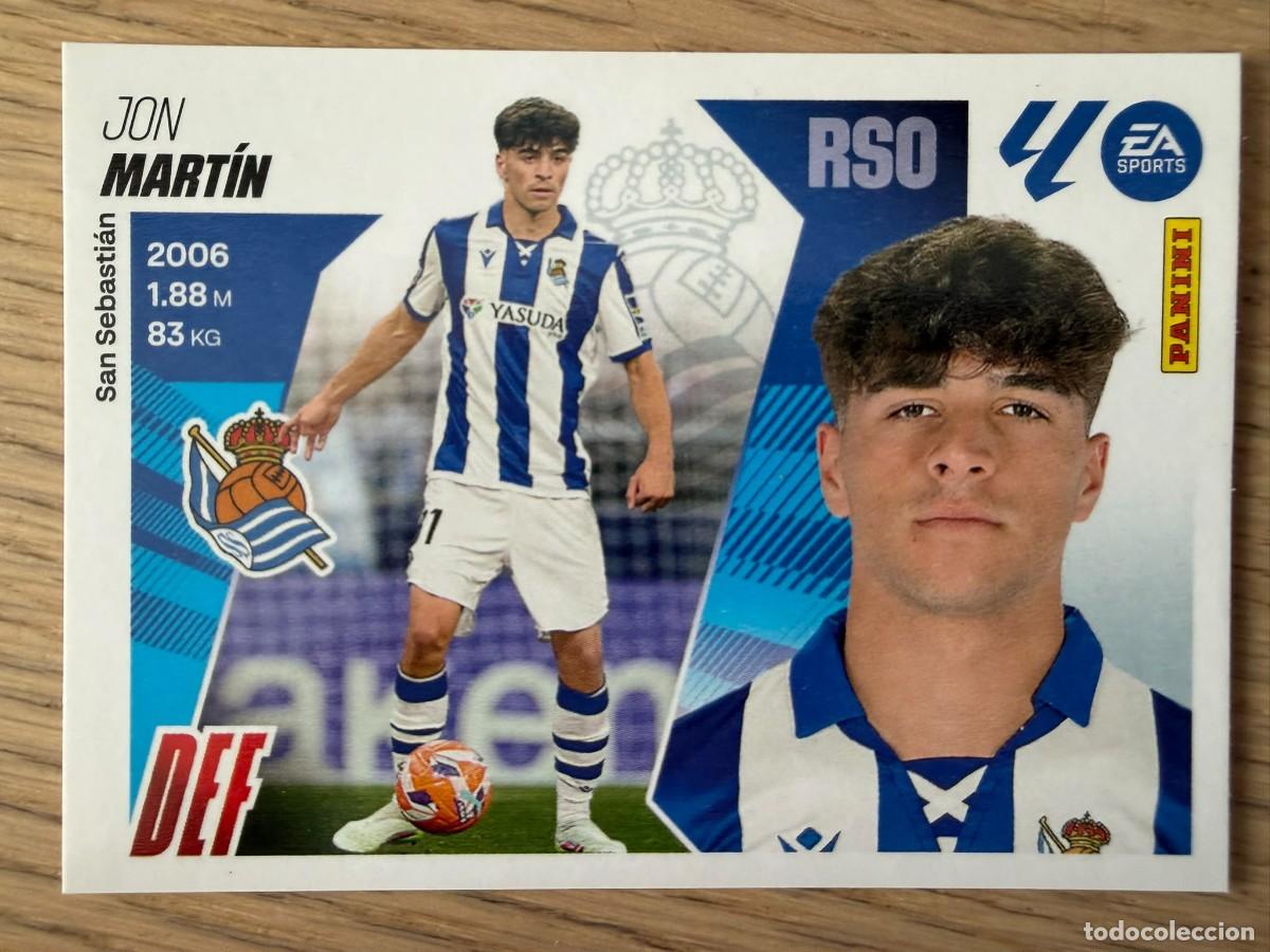 Cromos de f&uacute;tbol: 6 JON MARTIN REAL SOCIEDAD 25 26 2025 2026 LIGA EA SPORTS COLECCIONES ESTE SIN PEGAR STICKER