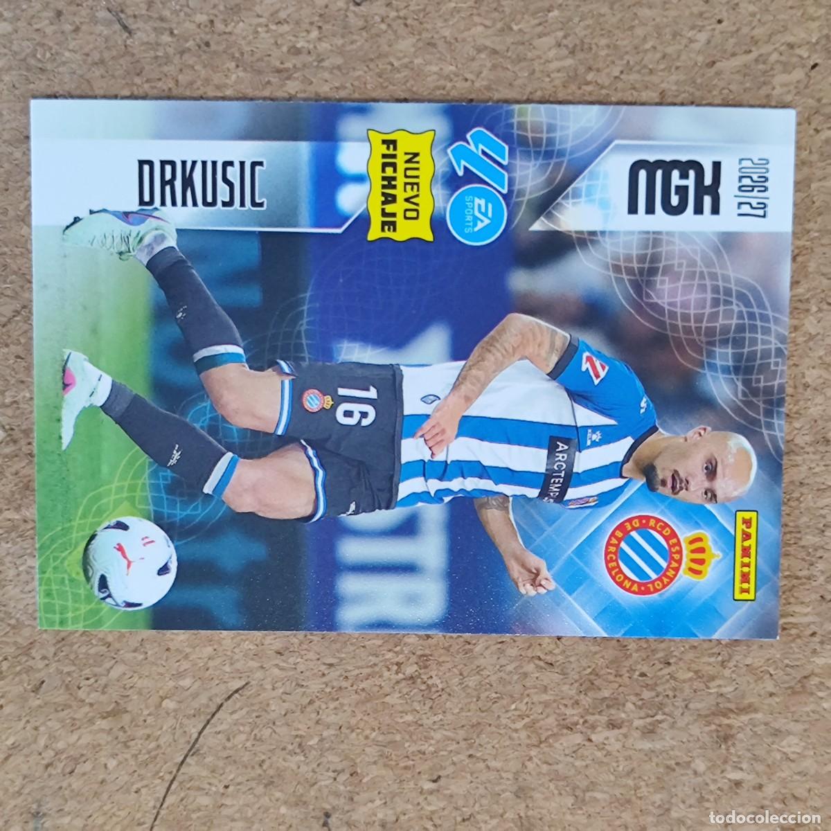 Cromos de f&uacute;tbol: MEGACRACKS 2&ordf; EDICION 26/27 CARD NUEVO FICHAJE DRKUSIC ESPA&Ntilde;OL # 476 PANINI