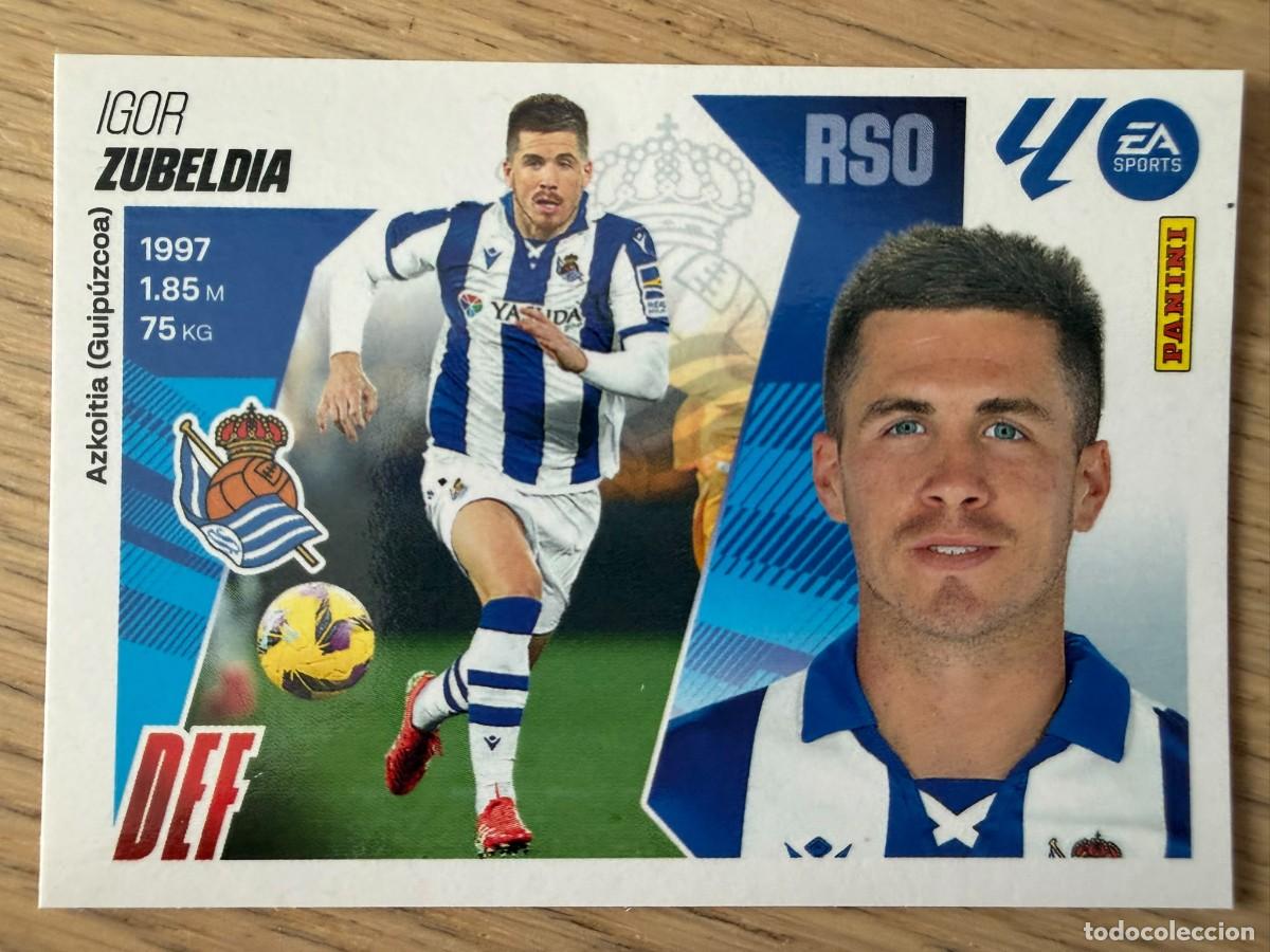 Cromos de f&uacute;tbol: 7 ZUBELDIA REAL SOCIEDAD 25 26 2025 2026 LIGA EA SPORTS COLECCIONES ESTE SIN PEGAR STICKER
