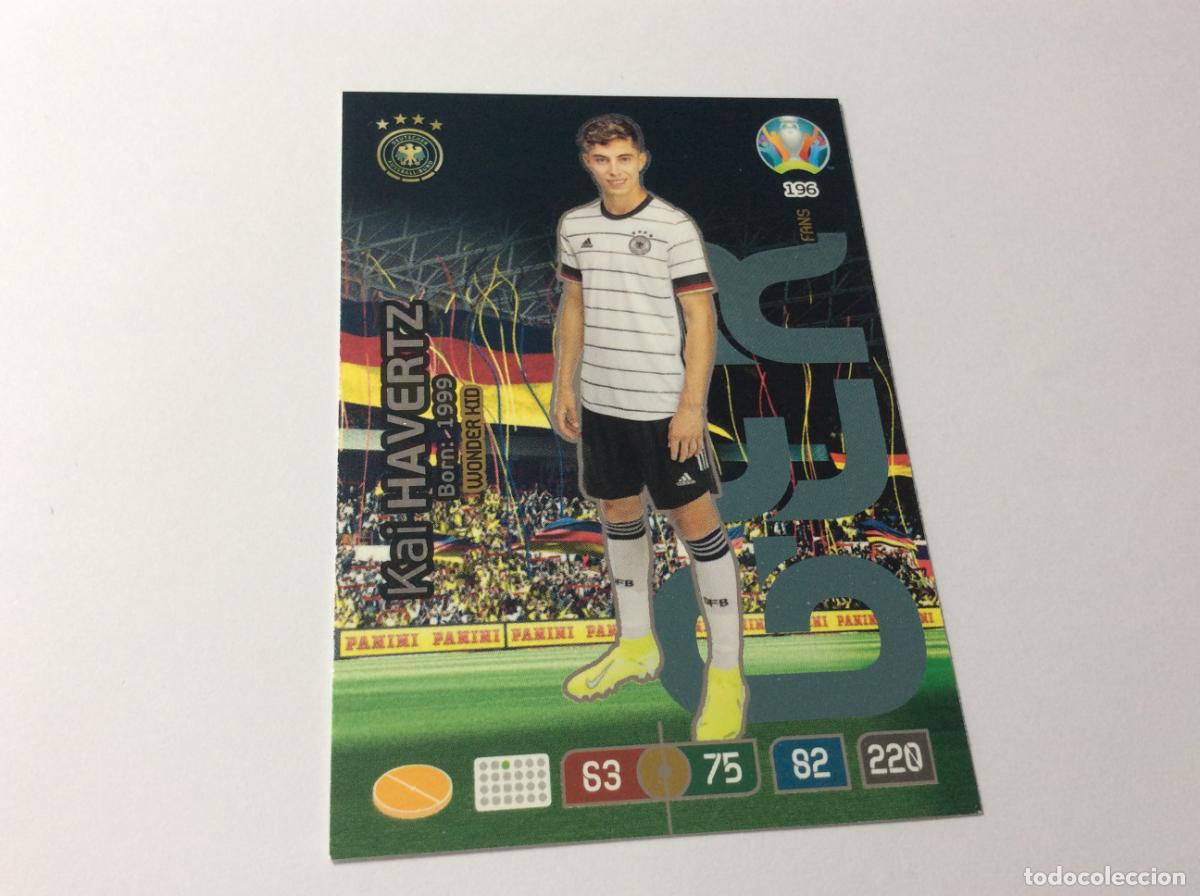 Cromos de f&uacute;tbol: 196 Kai Havertz Alemania FANS Wonderkid UEFA Euro 2020 Preview Adrenalyn XL Panini