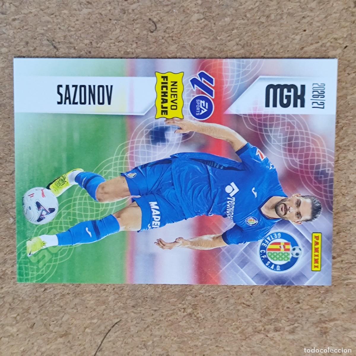 Cromos de f&uacute;tbol: MEGACRACKS 2&ordf; EDICION 26/27 CARD NUEVO FICHAJE SAZONOV GETAFE # 457 PANINI