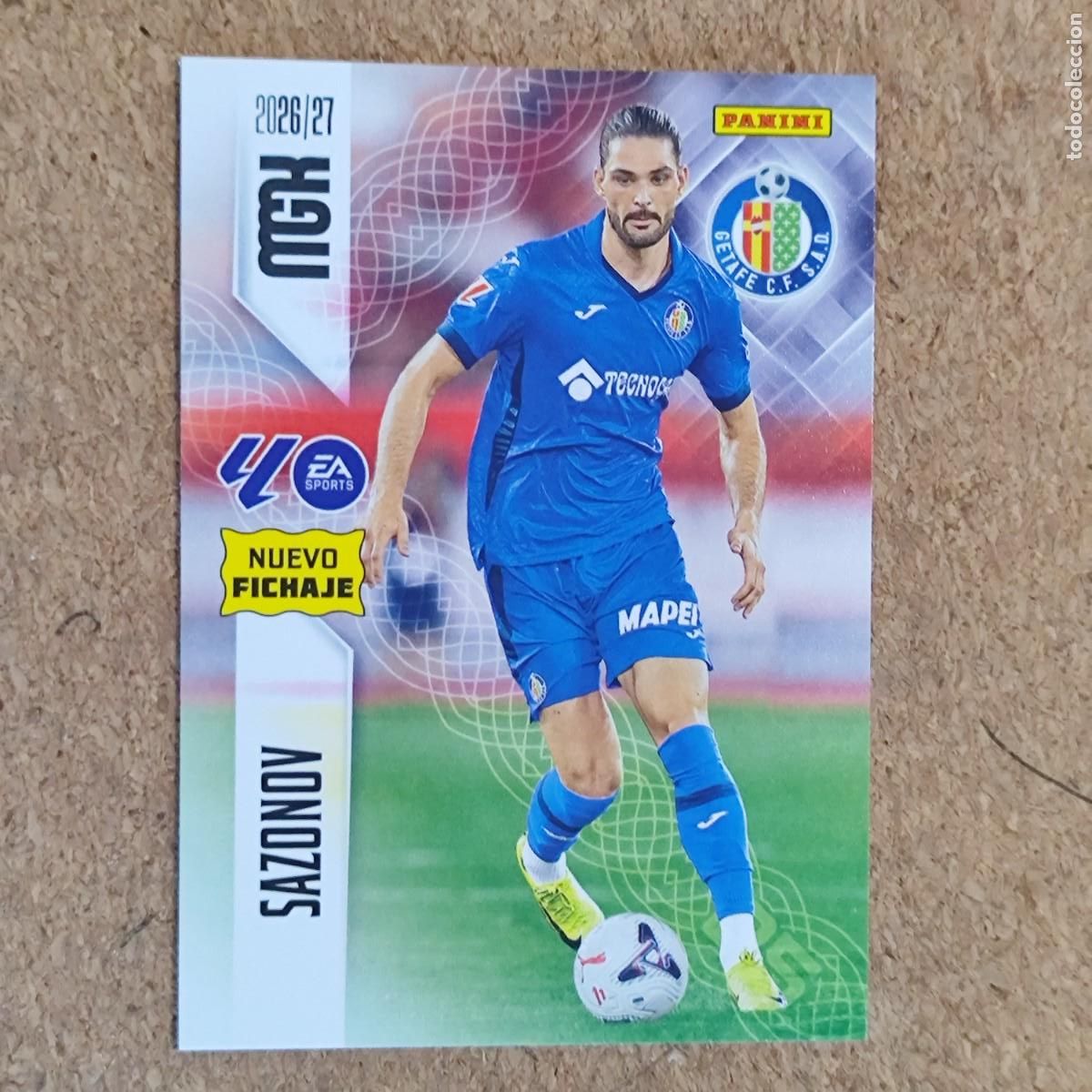 Cromos de Futebol: MEGACRACKS 2&ordf; EDICION 26/27 CARD NUEVO FICHAJE SAZONOV GETAFE # 457 PANINI