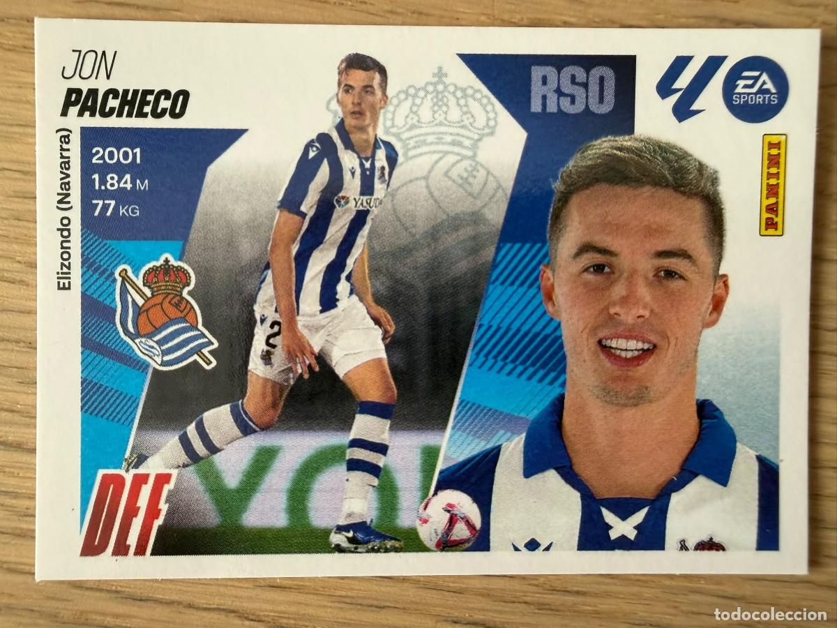 Cromos de f&uacute;tbol: 8 JON PACHECO REAL SOCIEDAD 25 26 2025 2026 LIGA EA SPORTS COLECCIONES ESTE SIN PEGAR STICKER