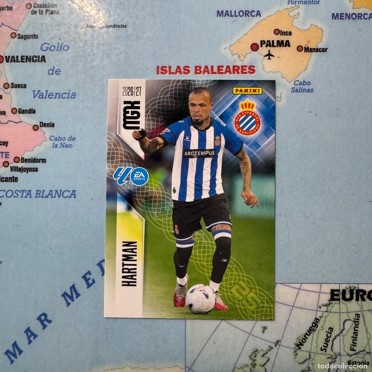 Cromos de f&uacute;tbol: Hartman N&uacute;mero 171 del Espa&ntilde;ol megacracks 26-27 2026-2027