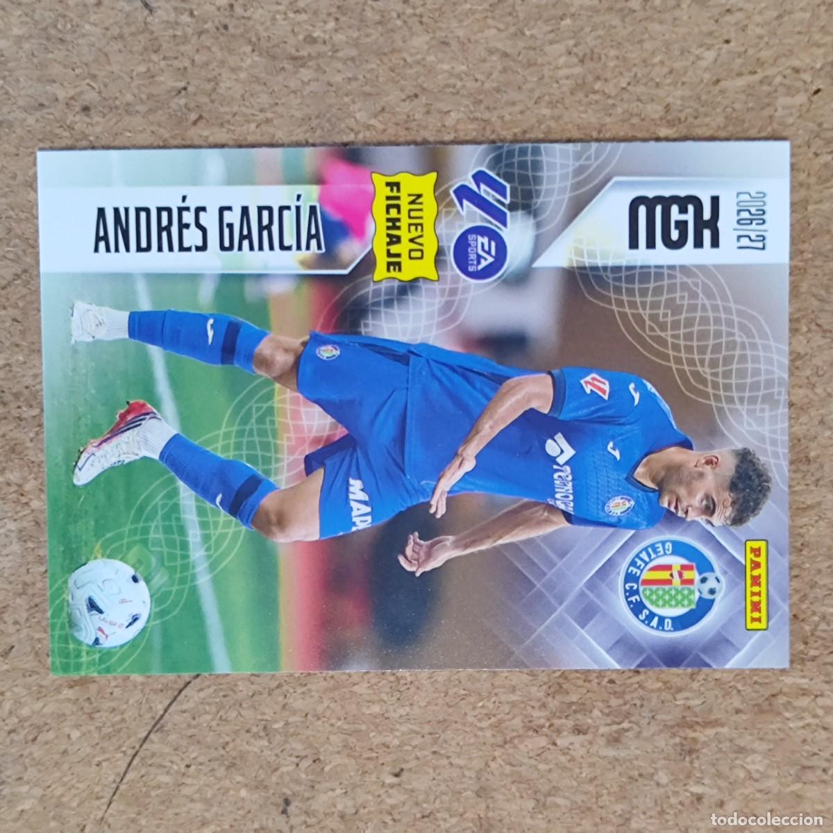 Cromos de f&uacute;tbol: MEGACRACKS 2&ordf; EDICION 26/27 CARD NUEVO FICHAJE ANDRES GARCIA GETAFE # 474 PANINI