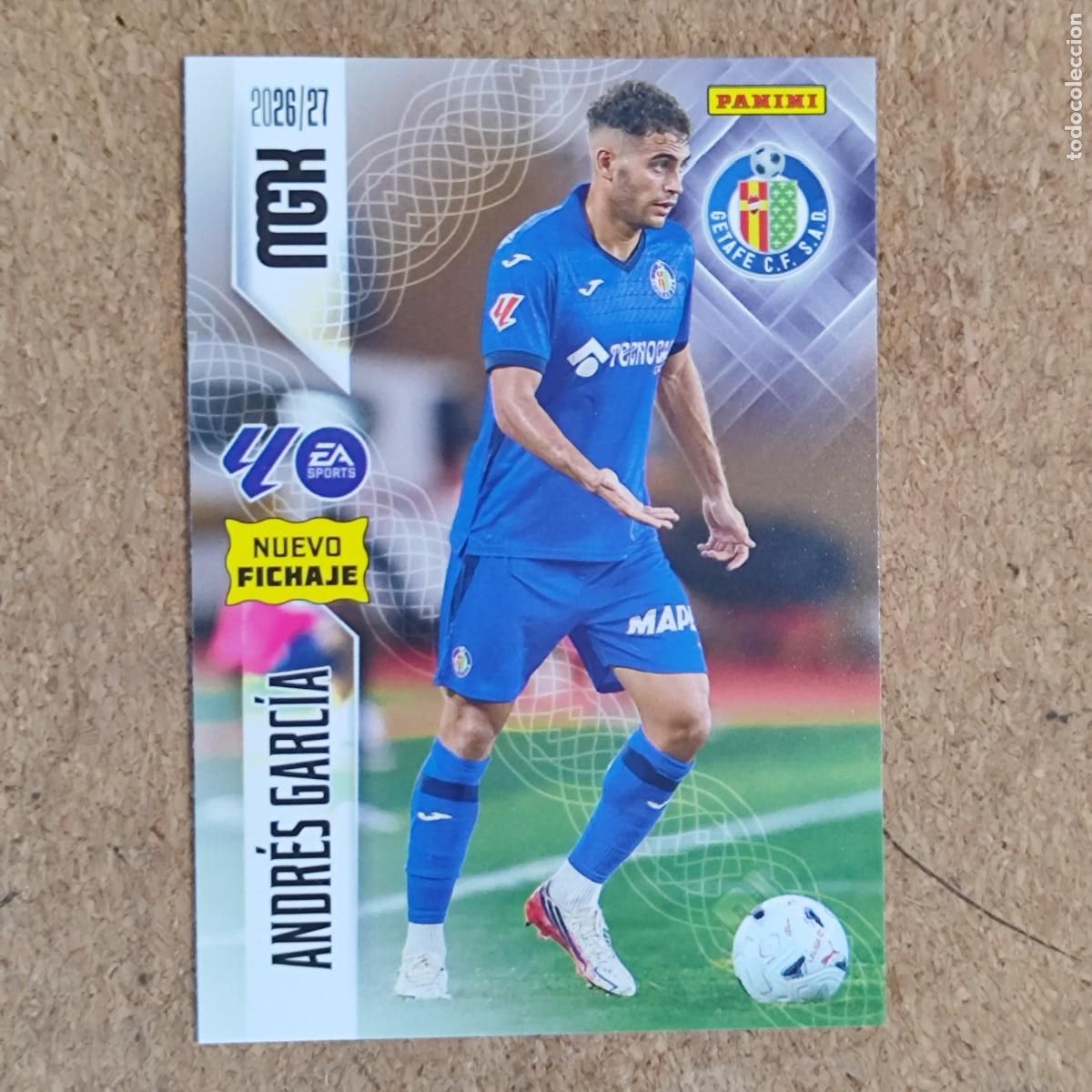 Cromos de Futebol: MEGACRACKS 2&ordf; EDICION 26/27 CARD NUEVO FICHAJE ANDRES GARCIA GETAFE # 474 PANINI