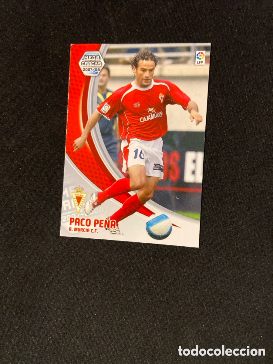 Cromos de f&uacute;tbol: PACO PE&Ntilde;A 205 (REAL MURCIA) MEGA