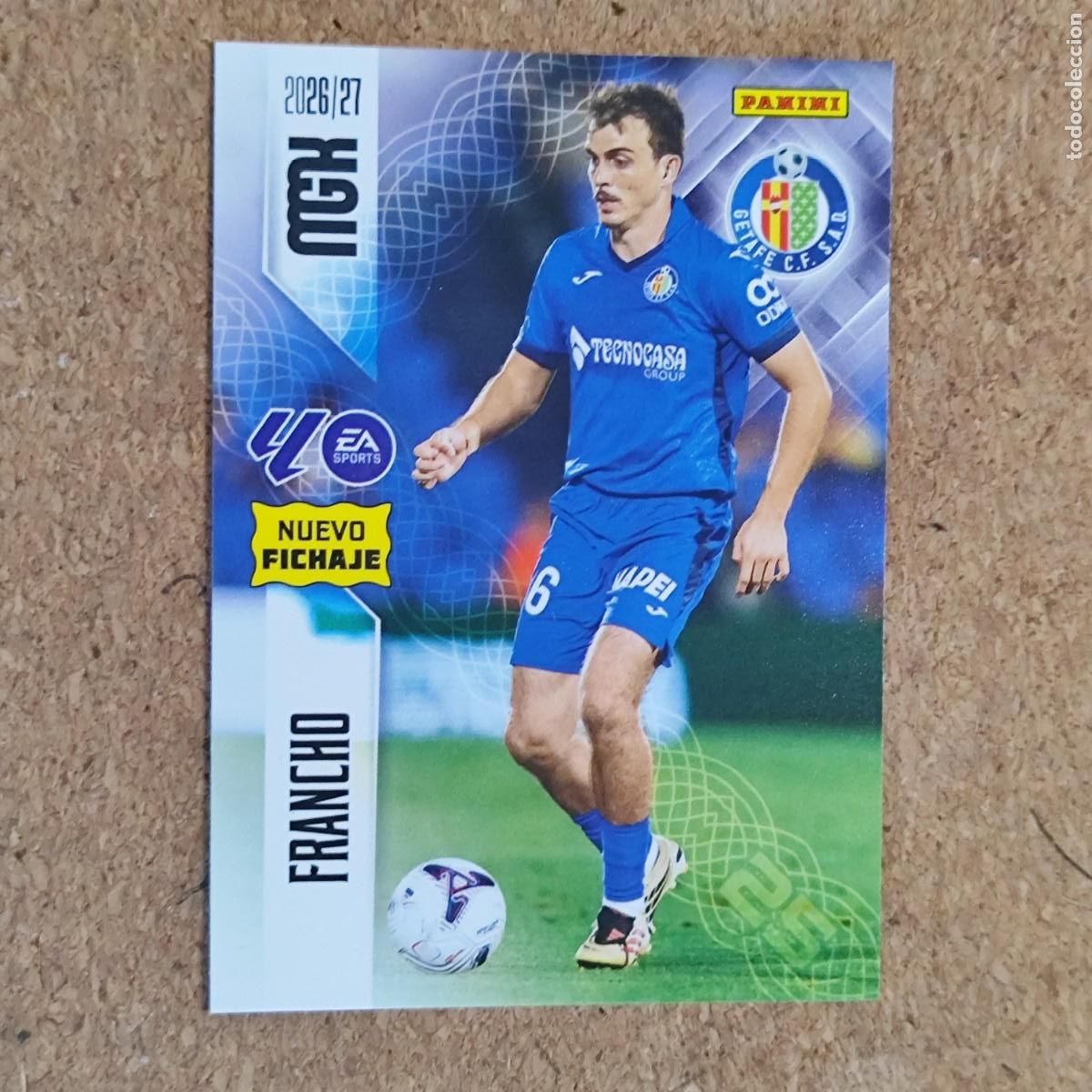 Cromos de Futebol: MEGACRACKS 2&ordf; EDICION 26/27 CARD NUEVO FICHAJE FRANCHO GETAFE # 479 PANINI
