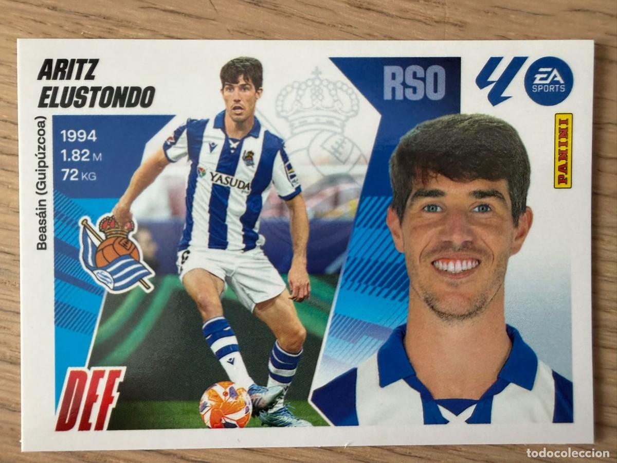 Cromos de f&uacute;tbol: 9 ARIT ELUSTONDO REAL SOCIEDAD 25 26 2025 2026 LIGA EA SPORTS COLECCIONES ESTE SIN PEGAR STICKER