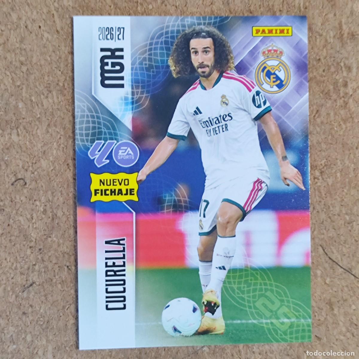 Cromos de Futebol: MEGACRACKS 2&ordf; EDICION 26/27 CARD NUEVO FICHAJE CUCURELLA REAL MADRID # 451 PANINI