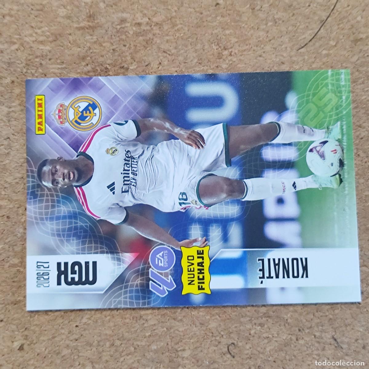 Cromos de f&uacute;tbol: MEGACRACKS 2&ordf; EDICION 26/27 CARD NUEVO FICHAJE KONATE REAL MADRID # 464 PANINI