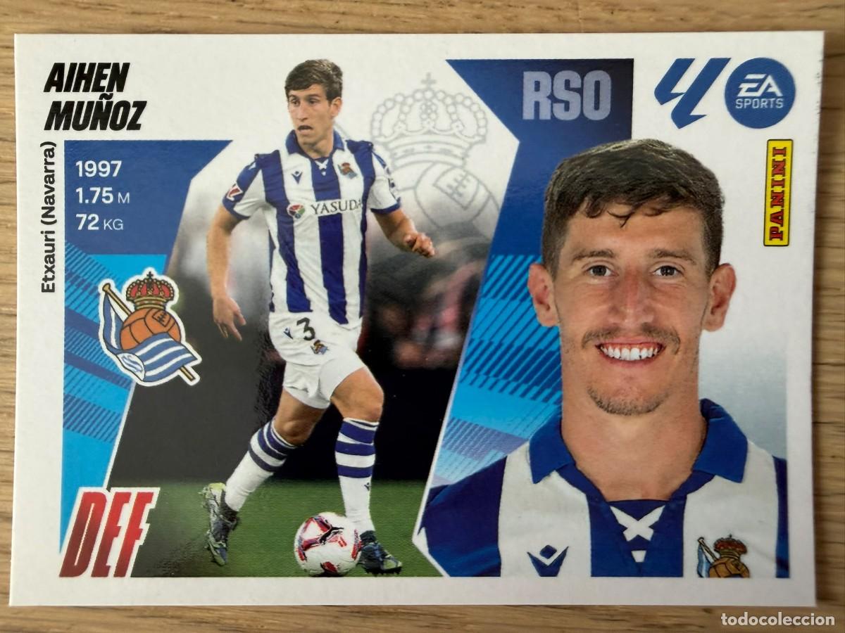 Cromos de f&uacute;tbol: 10B 10 B AIHEN MU&Ntilde;OZ REAL SOCIEDAD 25 26 2025 2026 LIGA EA SPORTS COLECCIONES ESTE SIN PEGAR STICKER