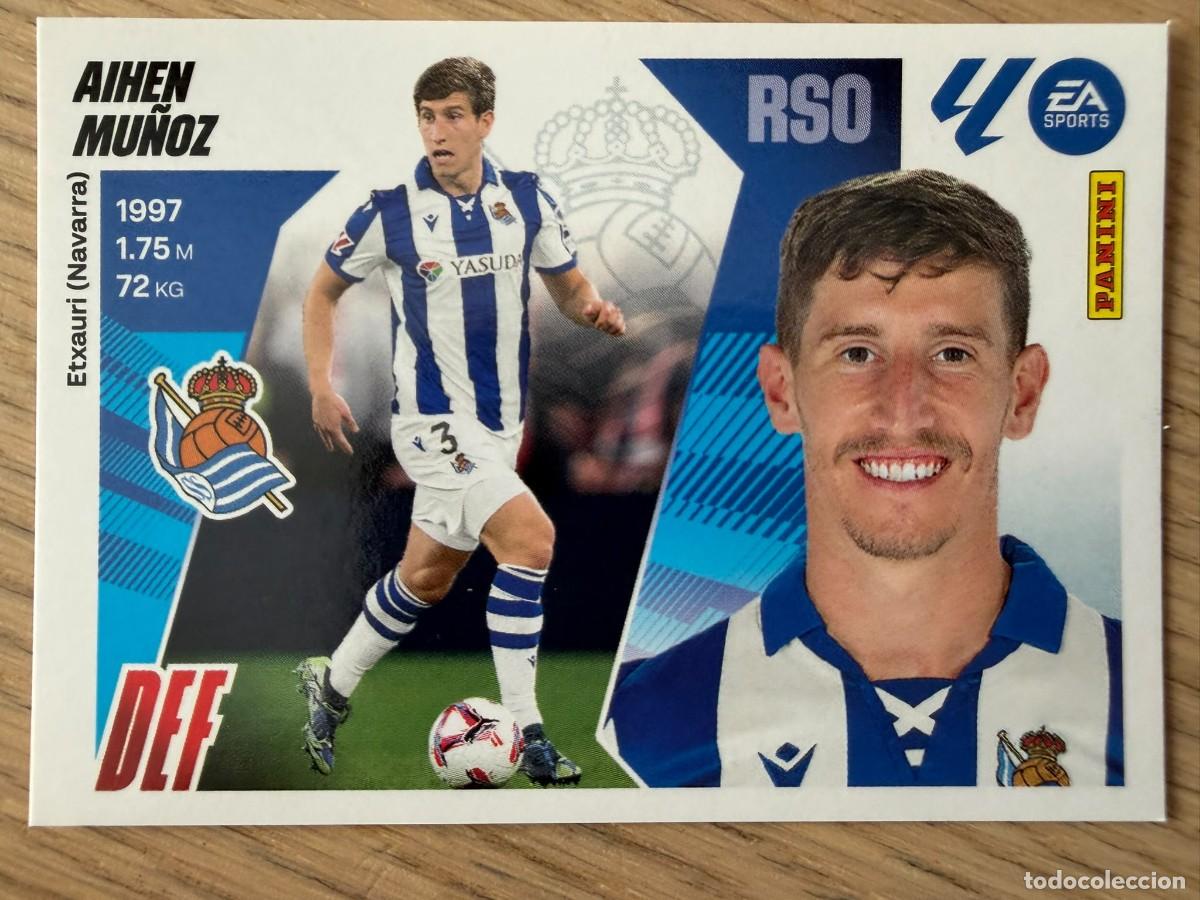 Cromos de f&uacute;tbol: 10B 10 B AIHEN MU&Ntilde;OZ REAL SOCIEDAD 25 26 2025 2026 LIGA EA SPORTS COLECCIONES ESTE SIN PEGAR STICKER