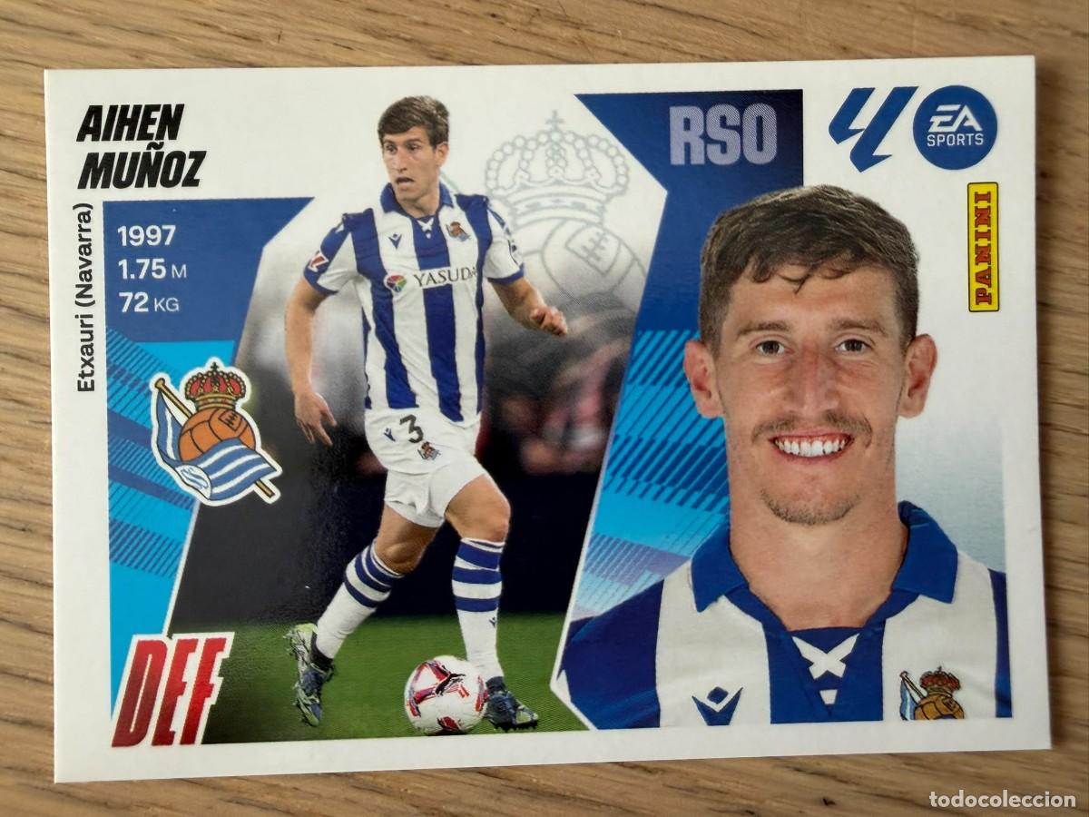 Cromos de f&uacute;tbol: 10B 10 B AIHEN MU&Ntilde;OZ REAL SOCIEDAD 25 26 2025 2026 LIGA EA SPORTS COLECCIONES ESTE SIN PEGAR STICKER