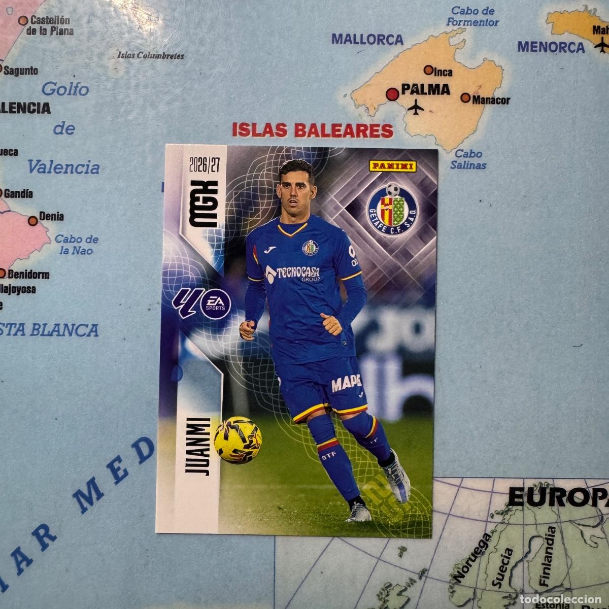 Cromos de f&uacute;tbol: Juanmi N&uacute;mero 194 Del Getafe megacracks 26-27 2026-2027