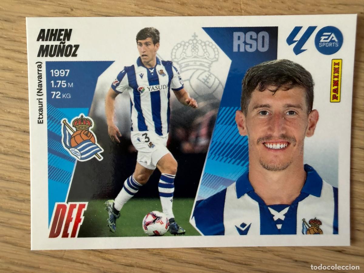 Cromos de f&uacute;tbol: 10B 10 B AIHEN MU&Ntilde;OZ REAL SOCIEDAD 25 26 2025 2026 LIGA EA SPORTS COLECCIONES ESTE SIN PEGAR STICKER