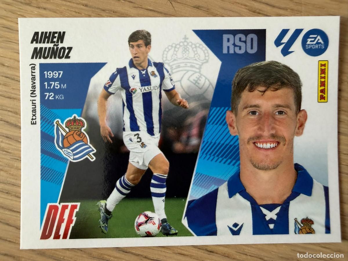Cromos de f&uacute;tbol: 10B 10 B AIHEN MU&Ntilde;OZ REAL SOCIEDAD 25 26 2025 2026 LIGA EA SPORTS COLECCIONES ESTE SIN PEGAR STICKER